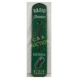 Sylvania Radio Service Thermometer, 8x39in