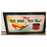 Phillips 66 New Flite-Fuel' Cardboard Sign, 41 x