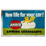 NOS 60×36 Amoco New Life For Your Car!' Spring Lu