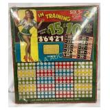 'In Training' Punch Board Game, 14in x 16in