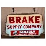 58in x 36in Lexan Light-Up Brake Supply Company'