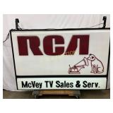DS Light-Up Lexan RCA Sign with Embossed Design 7