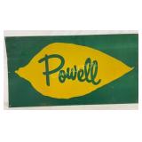 Powell Advertising Metal Single-Sided Sign 48×26