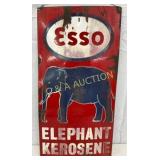 Esso Elephant Kerosene 12×24 Porc. Advertising Sig