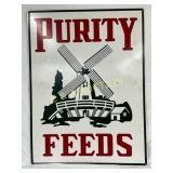 Purity Feeds Single-Sided Metal Sign, 36 x 48 Inch