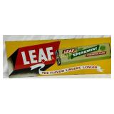 Leaf Spearmint Chewing Gum Sign, 25in x 9in