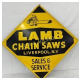 Emb. Metal Lamb Chain Saws' Sales and Service Sig