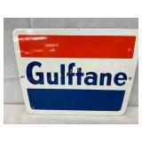 Gulftane Porc. Pump Plate, 11 1/2 x 8 1/2