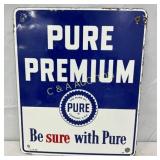 Pure Premium 1948 Porc. Pump Plate 10×12