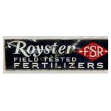 SSP Royster Fertilizer Sign, 60in x 18in