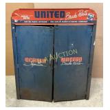 Echlin United Hanging Metal Parts Cabinet, 32 in x