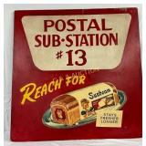Early Sunbeam Bread Masonite Sign in 42×42 Inches