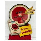 Die-Cut Lucky Strike Advertising Cardboard Display