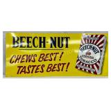Beech-Nut Chewing Tobacco Sign, 27 x 11