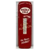 Double Cola Metal Thermometer in Red , 5×17 Inches