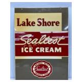 Sealtest Ice Cream Double-Sided Metal Advertising
