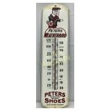Porcelain Peters Weather Bird Thermometer, 7 x 27