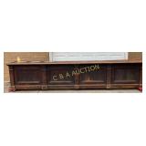 13ft 11in Pine Store Counter with Paneled Front