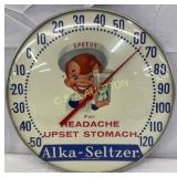 12-Inch Alka-Seltzer Glass Face Thermometer Featur