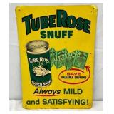 Tube Rose Snuff Metal Sign, 16 1/2 x 23 1/2 Inche
