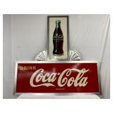 Two-Piece Coca-Cola Sign with Side Wings