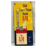 Emb. L&M Cigarettes Thermometer, 5 x 12