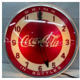 16in. Coca-Cola Drink in Bottles' Glass Front Clo