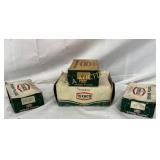 Four Texaco Spark Plugs Boxes and Texaco Voltage R