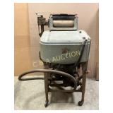 Early Maytag Wringer Washer with Engine, Metal, 22