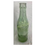 Emb. Chero-Cola6 1/2 oz Green Glass Bottle, Graham