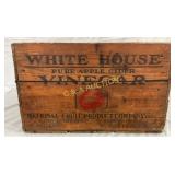 White House Pure Apple Cider Vinegar Wooden Box fo