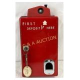 Coca-Cola Machine Coin Deposit Box, 5 1/2 x 10 1/2