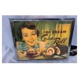 Light-Up Ice Cream Cake Roll Counter Display, 14×1