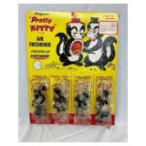 Pretty Kitty Air Freshener Display, 1961, Cardboar