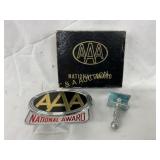 AAA National Award Tag Topper with Original Box