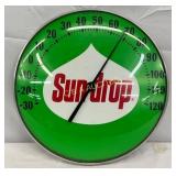 12in. Sundrop Glass Face Thermometer