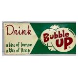 Emb.Bubble Up Sign, 28in x 12in