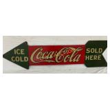 30×8 1927 DS Coca-Cola Arrow Sign