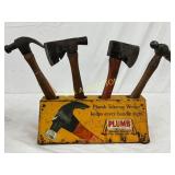 Plumb Store Countertop Display with Hammers and Ha