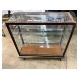 36-Inch Display Case with Glass Doors, Shelves, an