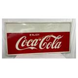 72×35 Coca-Cola Advertising Sign with Self-Framing