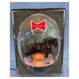 Budweiser Light-Up Display with Clydesdale Horse b