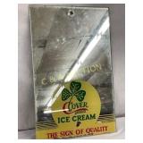 Clover Brand Ice Cream Mirror, 7in x 11in