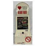 Coin-Operated Heart Rate Tester, 10 x 26 Inches