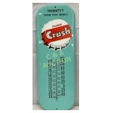 Orange Crush Thermometer with Bottle Cap, 6 x 16