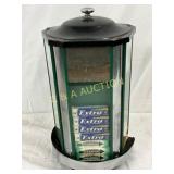 Revolving Gum Dispenser with Mirror Panels and Gla
