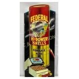 Emb. Federal Hi-Power Shells Advertising Sign, 28i