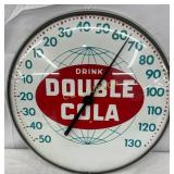 12-Inch Double Cola Glass Front Thermometer