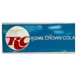 Emb. Royal Crown Cola Sign, Donasco, 32 x 12