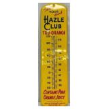 Hazle Club Tru-Orange Thermometer, 7 x 27
